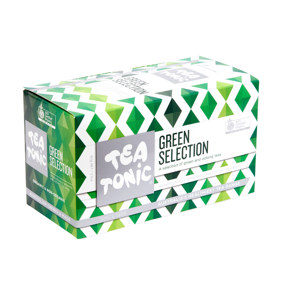 Tea Tonic Green Selection - Box 30 Teabags